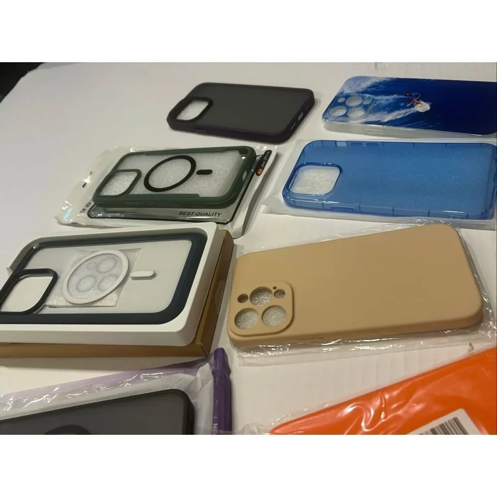 IPhone 15 Pro Max Cell Phone Cases Covers Lot of 10 Cell Phone Cases Only All Ne